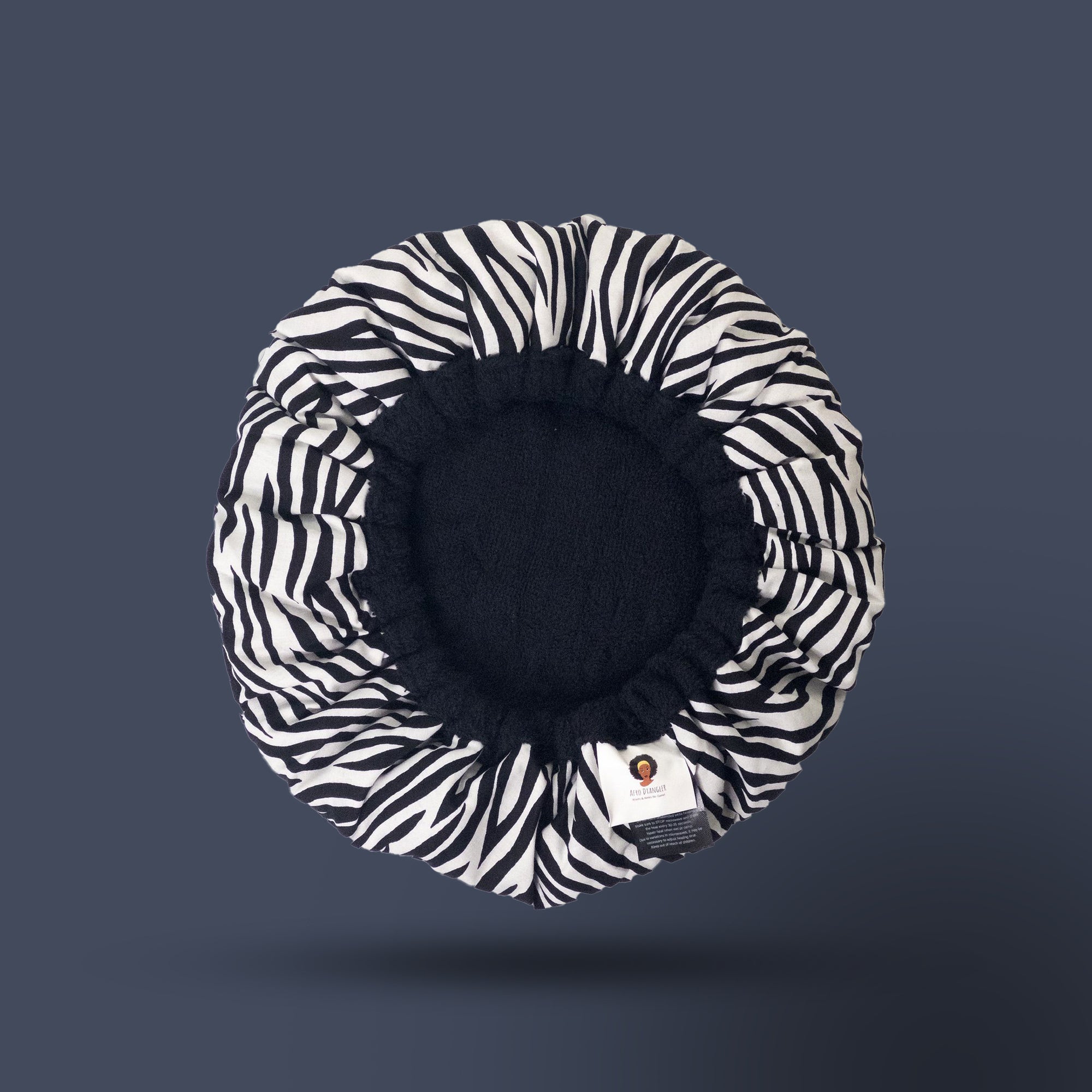 AD| Deep Conditioning Thermal Cap - Zebra